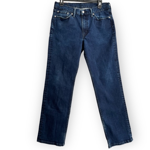 Levi’s 514 Red Tab Straight Fit Jeans, Dark Cali Wash, 33 x 30 - EUC - Picture 1 of 10